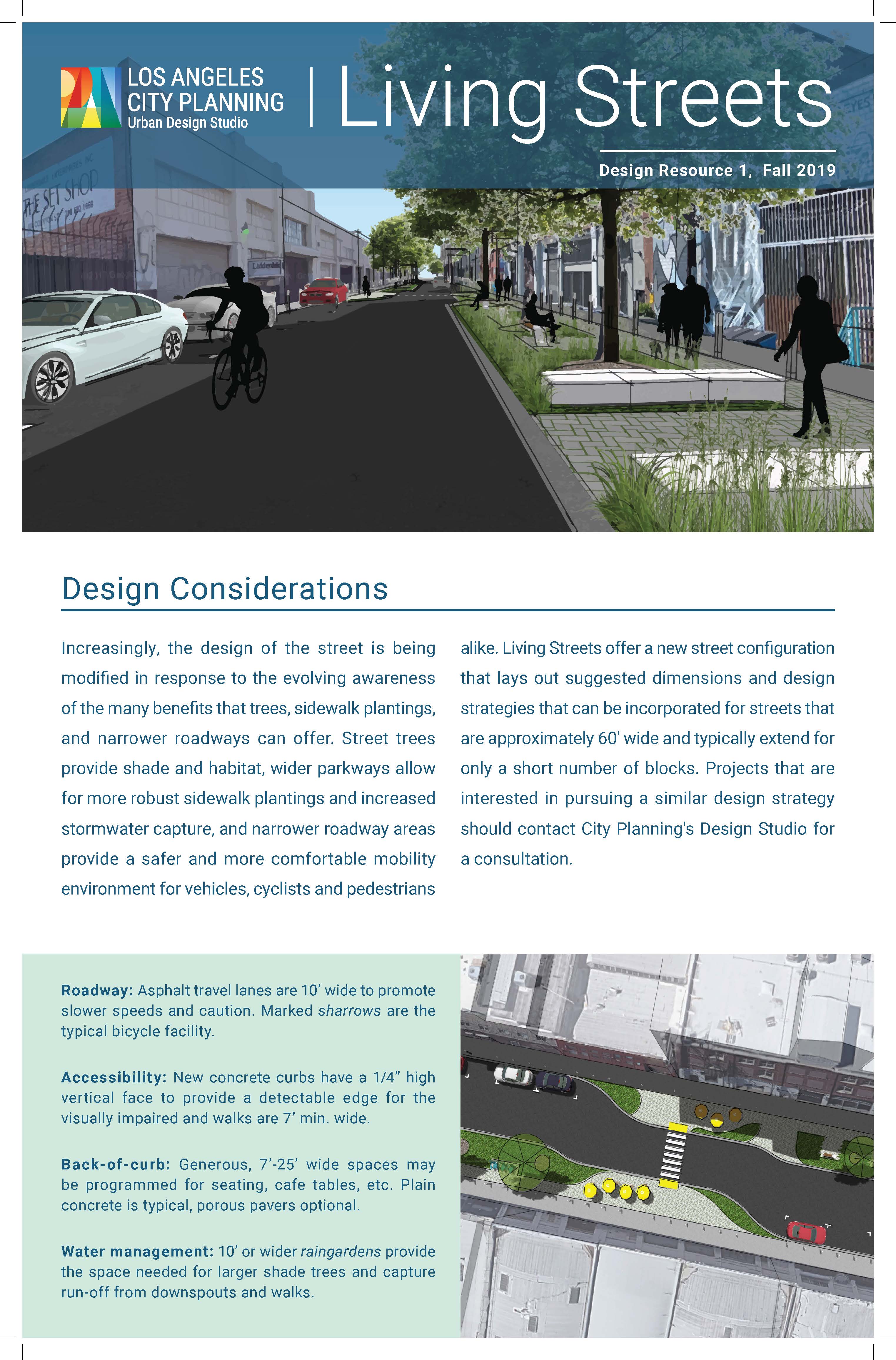 Design Resource 1: Living Streets