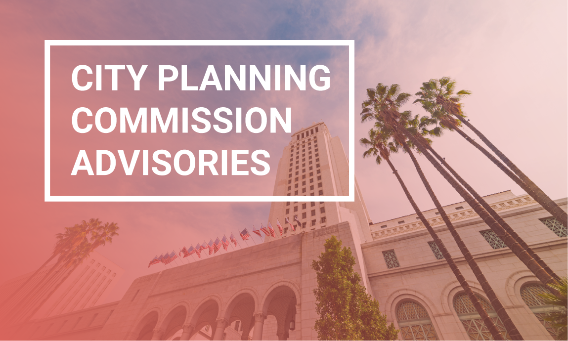 city planning commission advisories